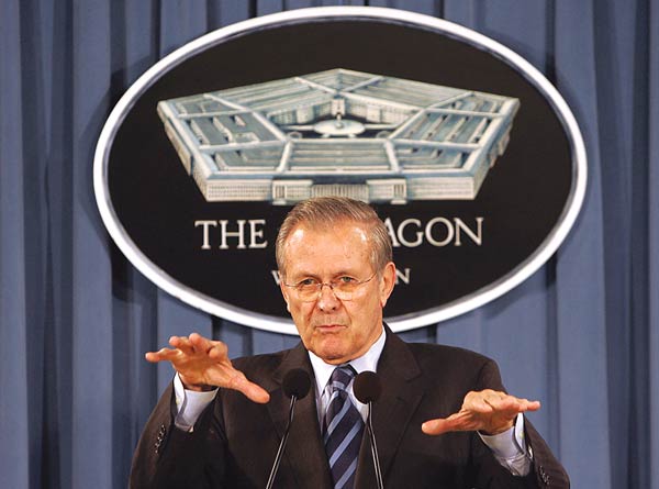 Rumsfeld: Iraqis Now Capable Of Conducting War Without U.S. Assistance