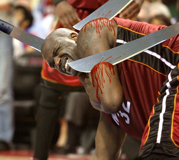 Mavericks To Incorporate Machetes Into Hack-A-Shaq Defense