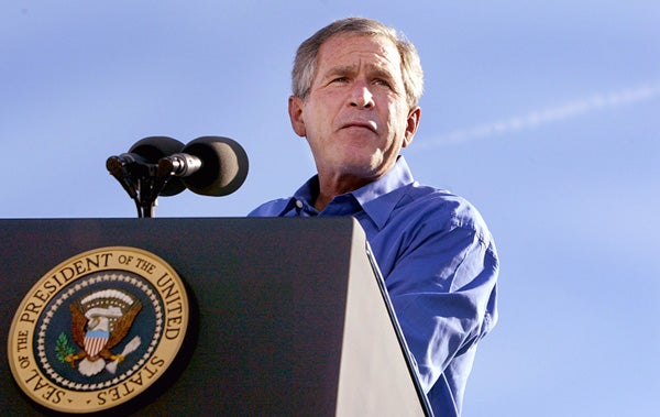 Bush Grants Self Permission To Grant More Power To Self