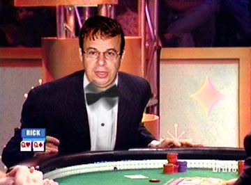 Spinning Bow Tie Costs Rick Moranis Celebrity Poker Tournament