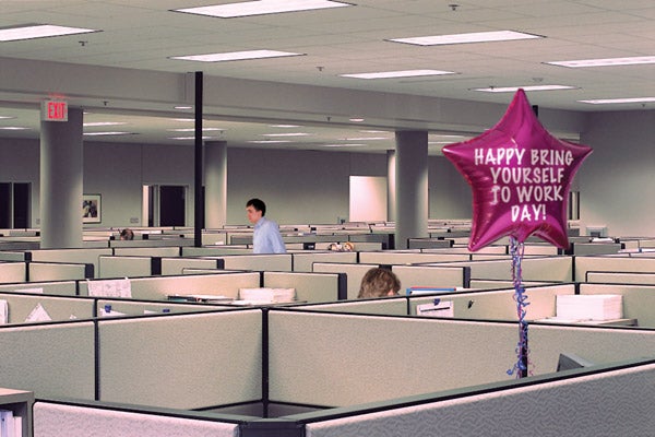 Americans Celebrate 10 Millionth 'Bring Yourself To Work Day'