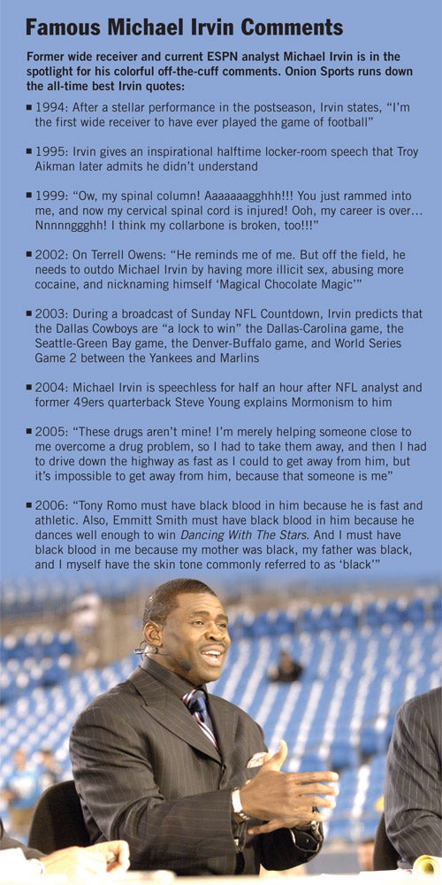 Famous Michael Irvin Comments