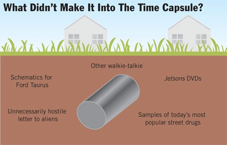 What Didn't Make It Into The Time Capsule?