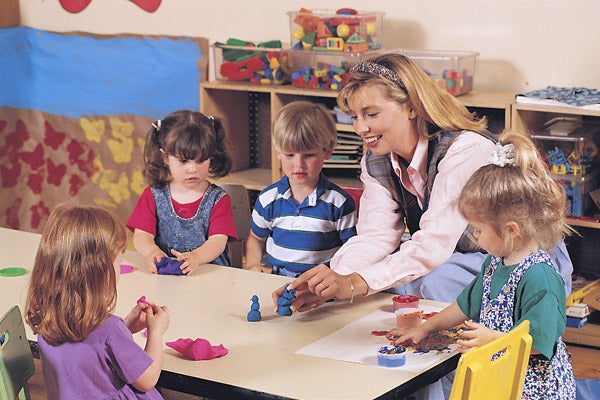 Kindergartner Being Groomed For Line-Leader Position