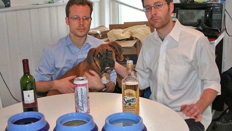 Unemployed Scientists Prove Dog Likes Beer