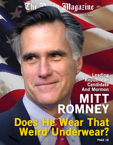 Mitt Romney: Does He Wear That Weird Underwear?