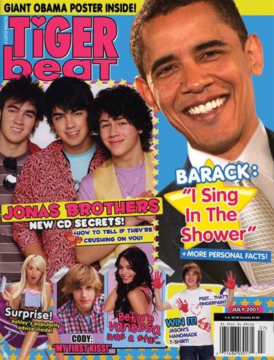 Barack Obama 'Tiger Beat' Cover Clinches Slumber Party Vote