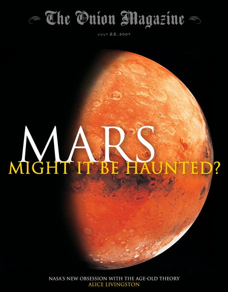 Mars: Might It Be Haunted?