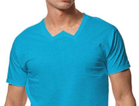 Hanes Unveils W-Neck T-Shirt