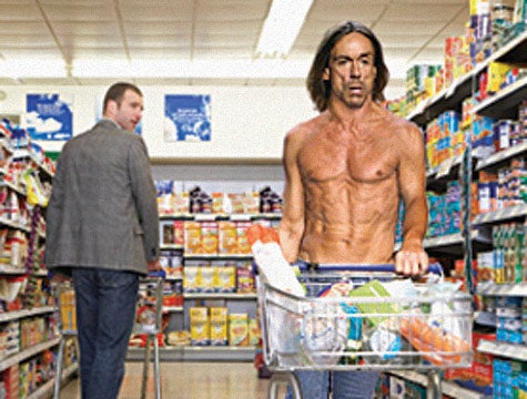 Iggy Pop Only One Allowed In Grocery Store Shirtless