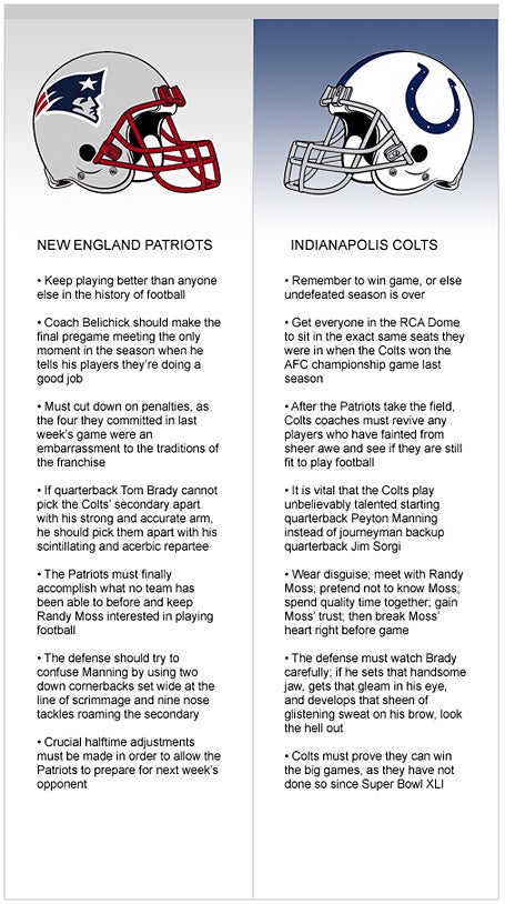 Patriots At Colts