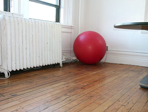 Excercise Ball All The Way Over There