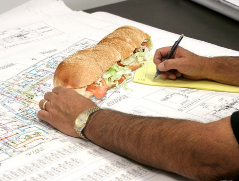 Foot-Long Hoagie Used As Ruler