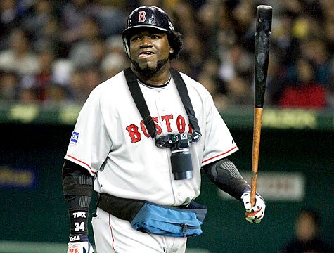 David Ortiz Plays Games In Japan Wearing Camera, Fanny Pack