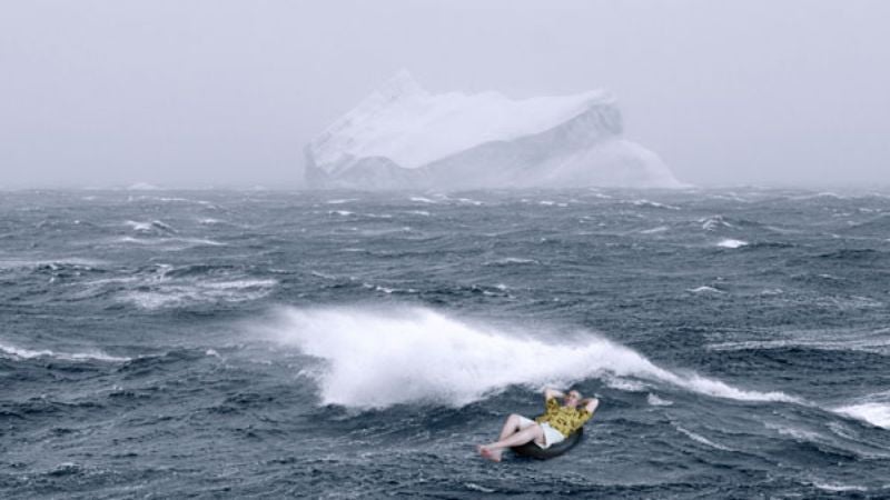 Man In Inner Tube Completes First Lazy Transatlantic Journey