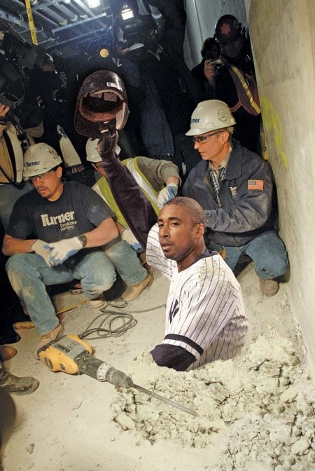 Yankees Bury Bernie Williams Under New Stadium For Good Luck