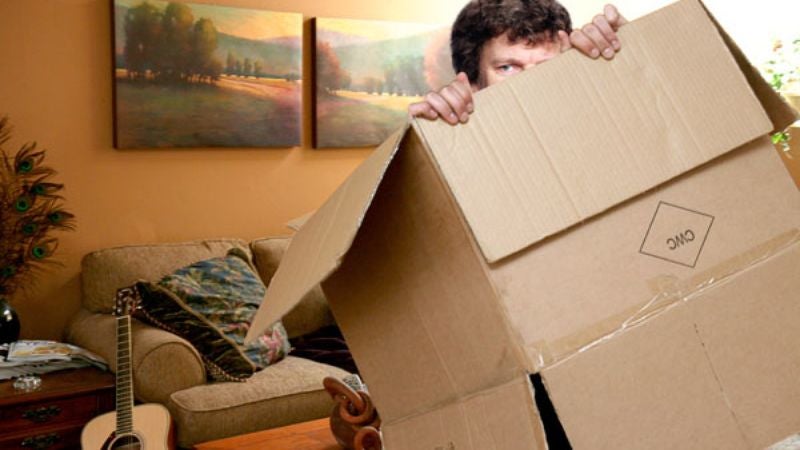 Michel Gondry Entertained For Days By New Cardboard Box