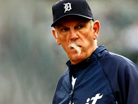 Angry Jim Leyland's Mustache Keeps Falling Off While Yelling At Team