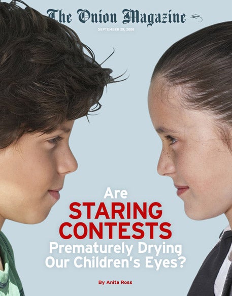 Are Staring Contests Prematurely Drying Our Children's Eyes?