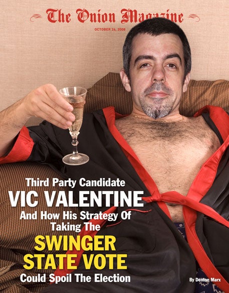 Third Party Candidate Vic Valentine And How His Strategy To Take The Swinger State Vote Could Spoil The Election