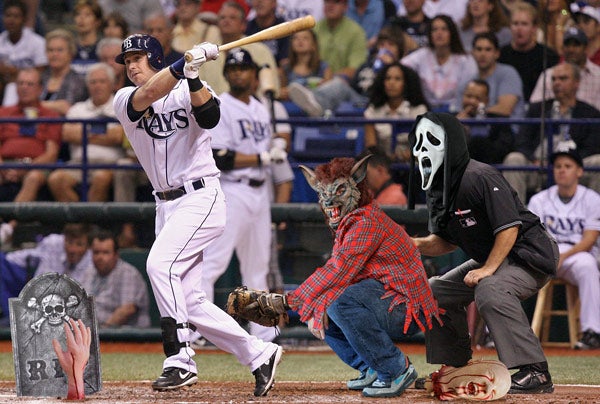 Double-Booked Tropicana Field Holds First Haunted House World Series