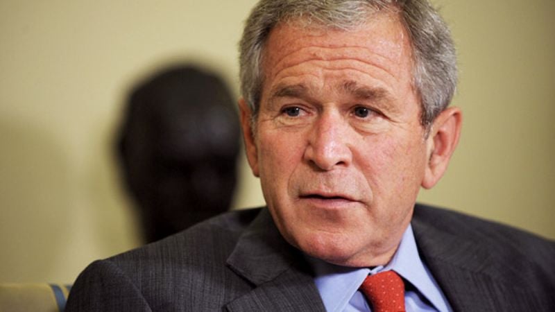 Bush: 'Can I Stop Being President Now?'