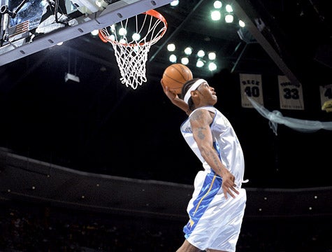 Carmelo Anthony Airballs Slam-Dunk