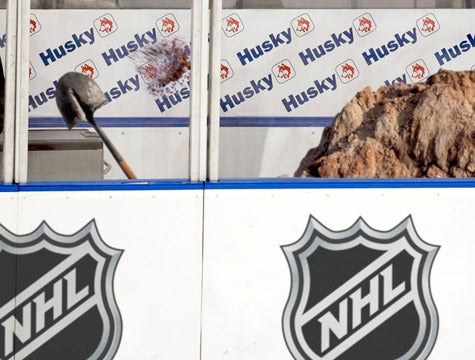 NHL Player Tunnels Out Of Penalty Box