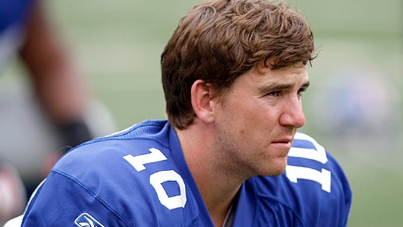 Area Child Can't Bring Self To Look Up To Eli Manning