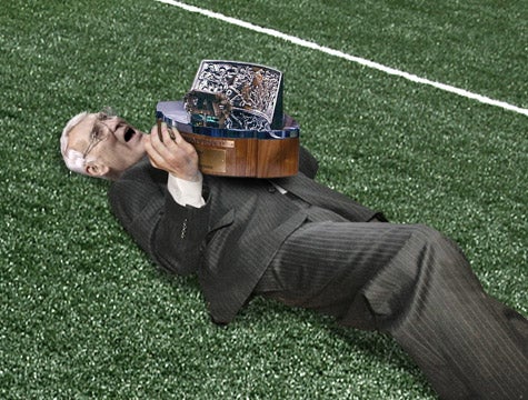 Dan Rooney Crushed Beneath Weight Of Lamar Hunt Trophy