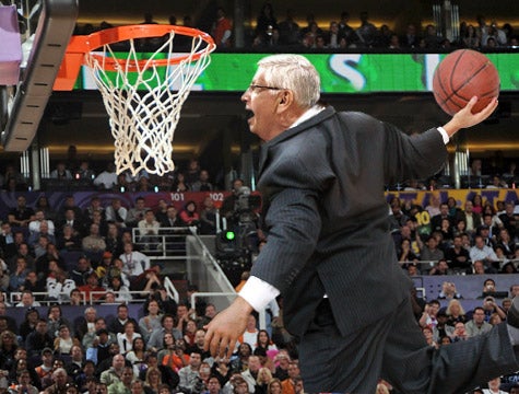 David Stern Wins Slam-Dunk Contest