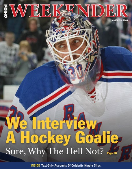 We Interview A Hockey Goalie: Sure, Why The Hell Not?