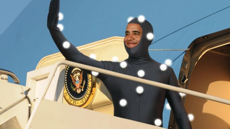 Obama Outfitted With 238 Motion Capture Sensors For 3-D Record Of Presidency