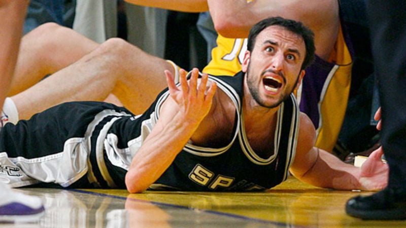 Injured Manu Ginobili Only Flopping At 85%