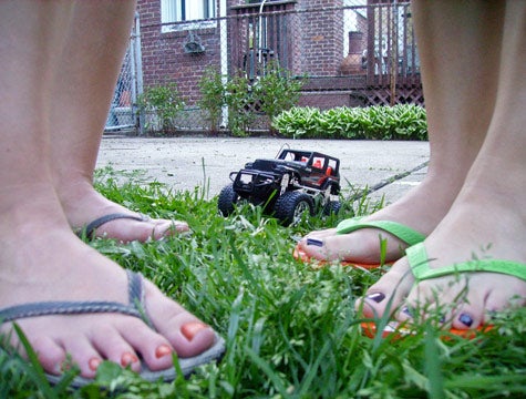 RC Car Works Up Courage To Approach Group Of Girls