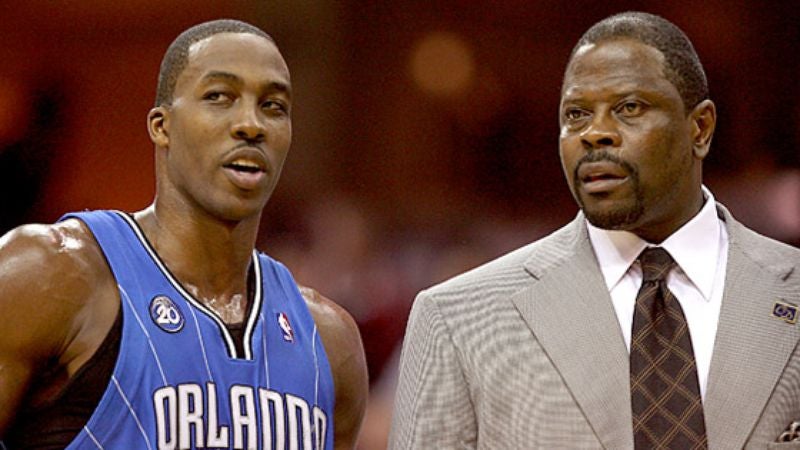 Orlando Assistant Coach Patrick Ewing Counsels Dwight Howard On How To Lose NBA Title