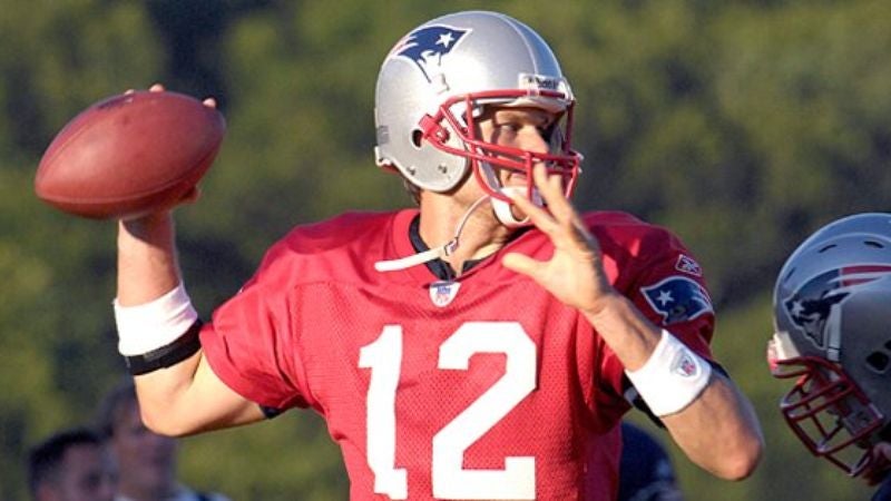 Hush Falls Over Patriots Camp As Tom Brady's First 10 Passes Go 3 Yards