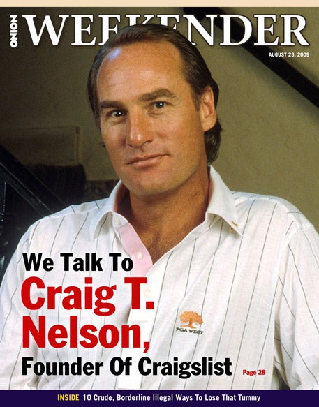 We Talk To Craig T. Nelson, Founder Of Craigslist