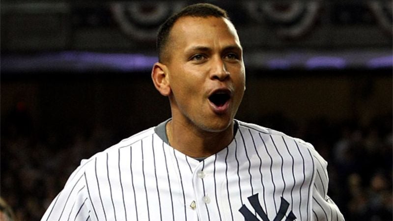 Not Knowing How To Celebrate, A-Rod Breaks Champagne Bottle Over Teammates' Heads