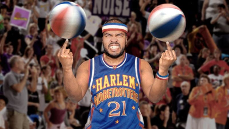 New Harlem Globetrotter Rudy 'Rude Dude' Williams Not Working Out