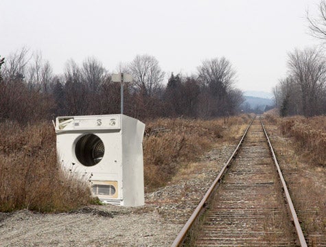 Old Dryer Abandoned By Train Tracks Now A Vital Part Of Ecosystem