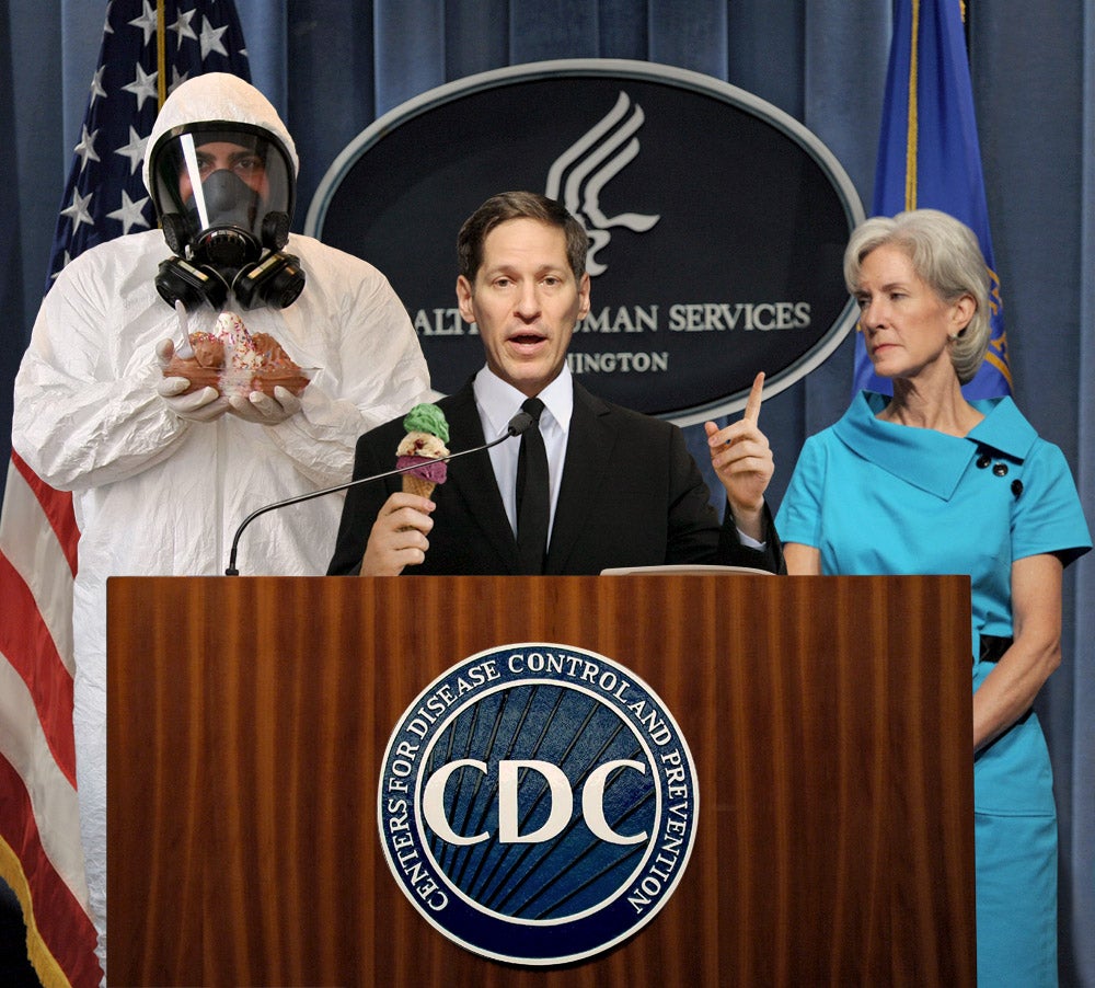 CDC Officials Announce Free Ice Cream For Everyone, Delicious Tasty Ice Cream, And Also There Is An Ebola Outbreak