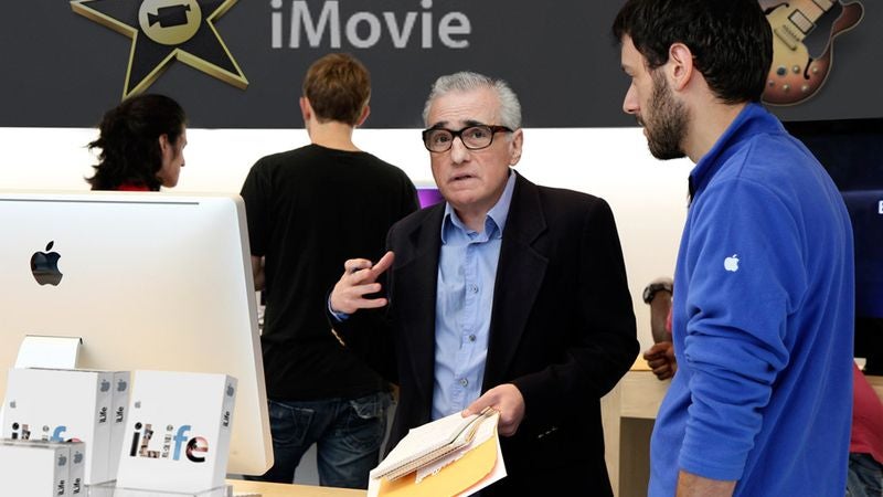 Martin Scorsese Attends Free iMovie Demonstration At Apple Store