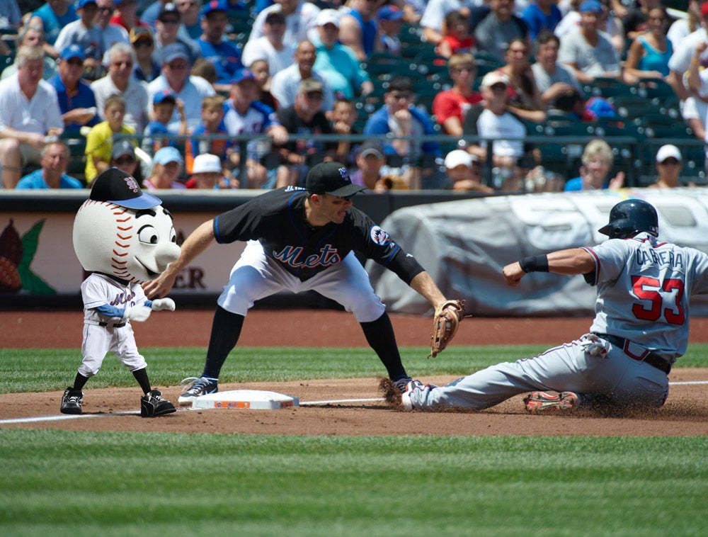 Mr. Met Loses Joint Custody Of Son After Child Runs On Field During Game