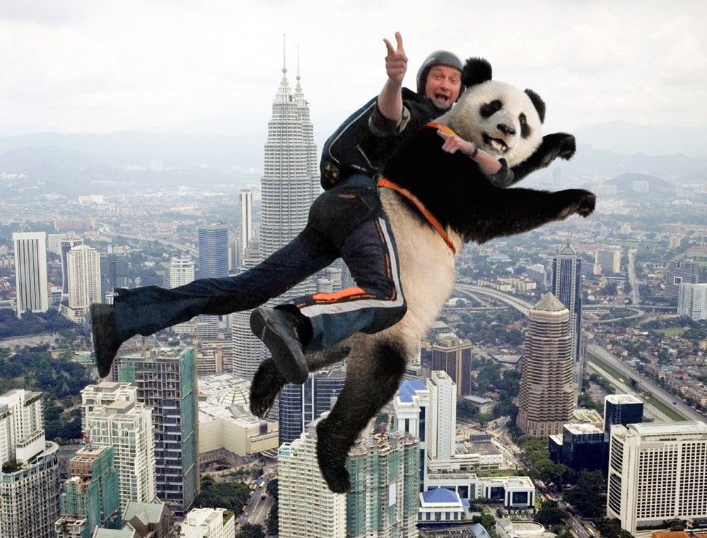 Only Way BASE Jumper Can Get Thrill These Days Is By Jumping Tandem With Endangered Species