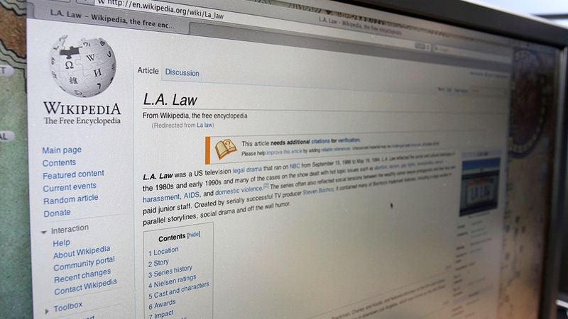 'L.A. Law' Wikipedia Page Viewed 874 Times Today