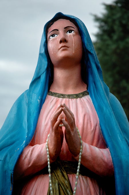 Virgin Mary Statue Crying For No Good Reason