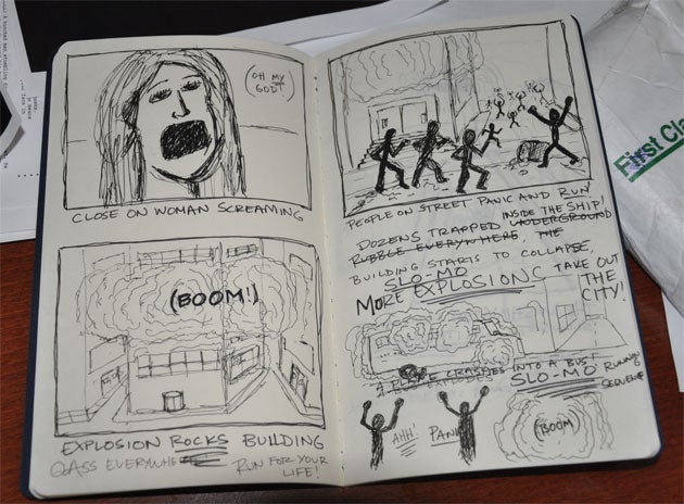 Police Release Michael Bay's Notebooks