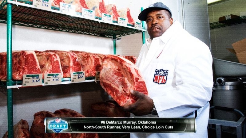 ESPN Draft Butcher Breaks Down 2011 Draft's Top Running Back Into Roasts, Steaks