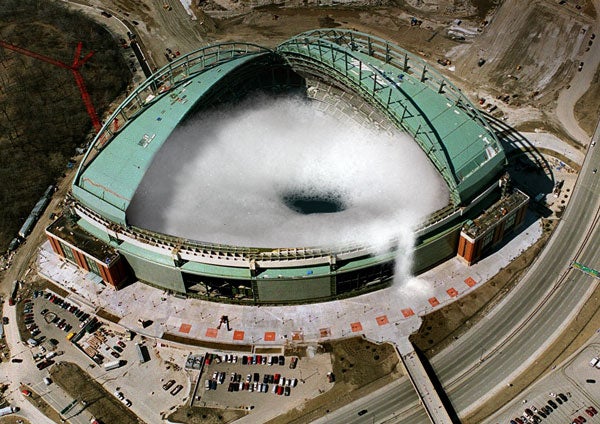 Brewers Grounds Crew Fills Up Stadium With Soapy Water For Prince Fielder's Bubble Bath